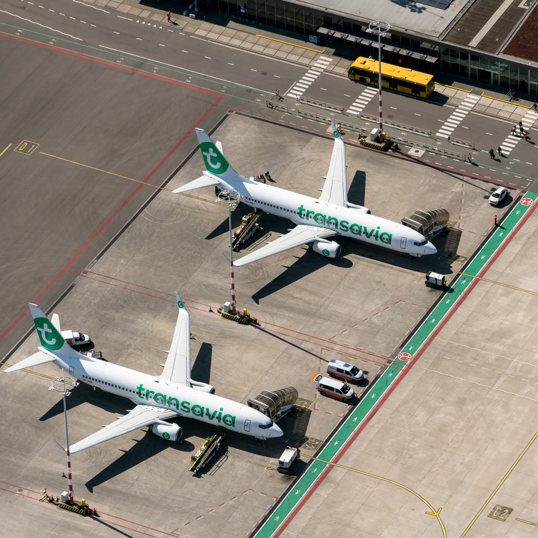 Afbeelding van de omgeving rondom luchthaven Rotterdam